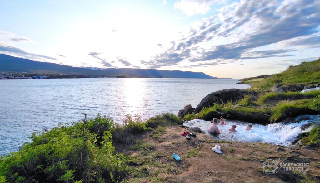 Hallandsnes baño termal